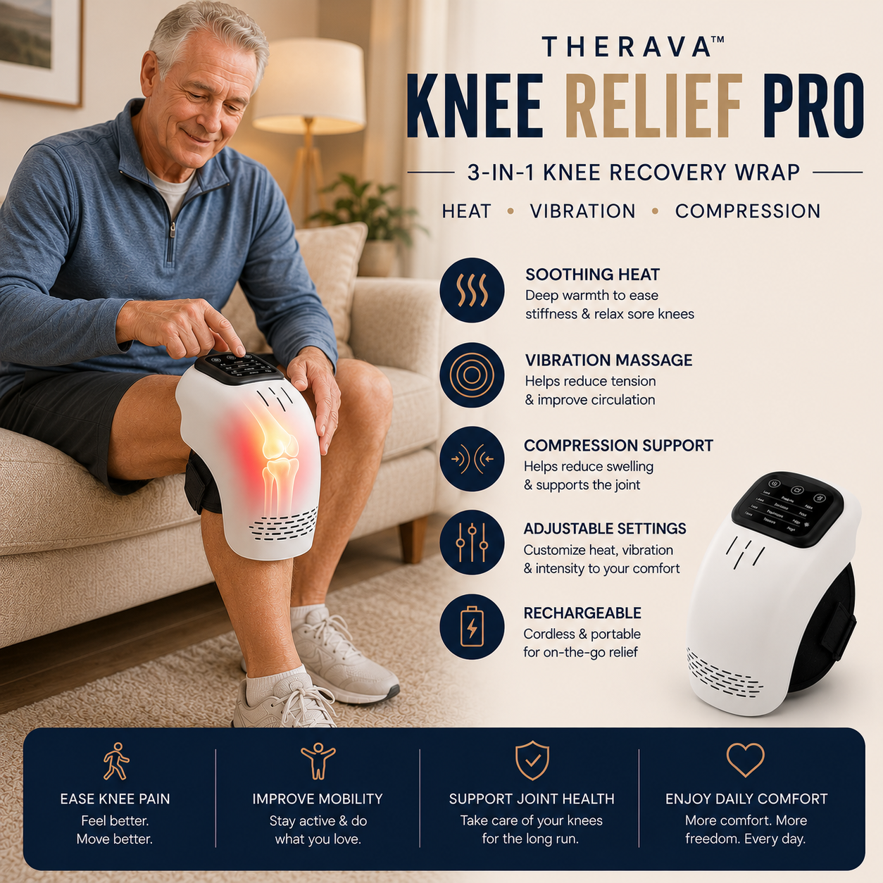 Therava™ KneeRelief Pro